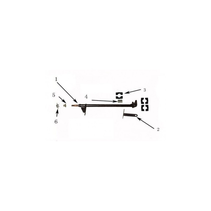 SET STERZO MINIATV RAPTOR 49CC PIANTONE MINIQUAD