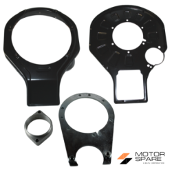 KIT CONVOGLIATORI LATO VOLANO DISTRIBUZIONE STAFFA DISTANZIALE AVVIAMENTO ELETTRICO MOTORE LOMBARDINI LDA450 LDA451 LDA510