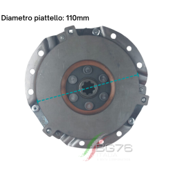 Frizione Bidisco Motocoltivatore Goldoni Diametro 110mm Denti 8
