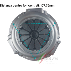Frizione Bidisco Motocoltivatore Goldoni Diametro 110mm Denti 8
