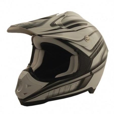 CASCO ONE GRIFONE BIANCO TAGLIA XS PROTEZIONE CROSS ENDURO OFFROAD OMOLOGATO