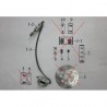FRENO COMPLETO POSTERIORE QUAD ATV 250CC PANTERA POMPA PINZA TUBO