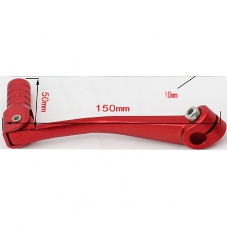 PEDALINA LEVA CAMBIO ROSSA CNC MARCE PIEGHEVOLE DIRT BIKE PIT KAYO BSE