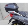 COPPIA PLASTICHE CROMATE LATERALI PORTAPACCHI POSTERIORE - bici elettrica scooter sky II tipo z-tech
