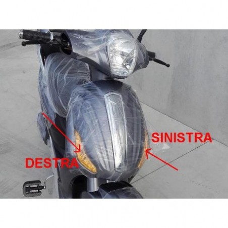 FRECCIA SINISTRA LAMPADA FANALE - bici elettrica scooter sky II tipo z-tech