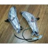 cp FRECCE TRASPARENTI FRECCIA DESTRA + SINISTRA LAMPADA FANALE - bici elettrica scooter sky II tipo z-tech