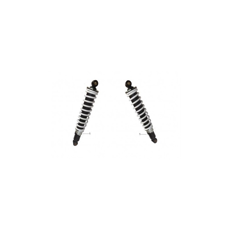 COPPIA AMMORTIZZATORI ANTERIORI QUAD TOR250 KAYO 250cc INTERASSE 345mm