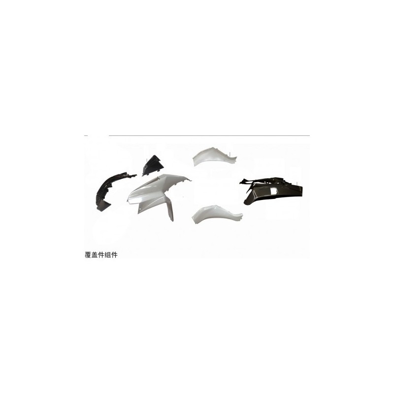 SET PLASTICHE QUAD KAYO TOR250 250cc - ESCLUSO PORTAFANALI