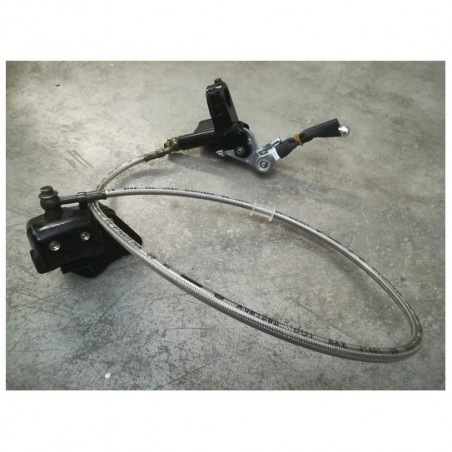 SET FRENI ANTERIORE PIT BIKE KAYO F110 COMPLETO PINZA PASTIGLIE POMPA LEVA FRENO