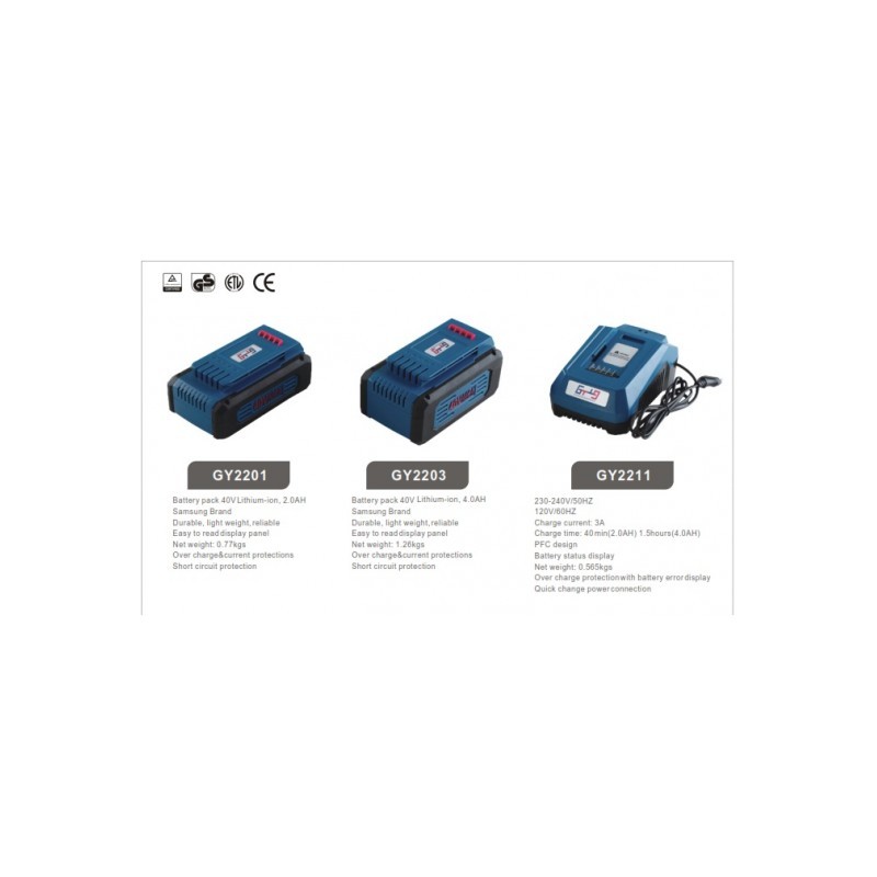 BATTERIA AF2201 A LITIO 2AH 40V MOTOSEGA DECESPUGLIATORE TAGLIASIEPI SOFFIATORE