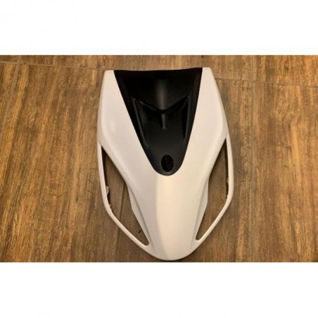 plastica scudo anteriore bianca-SCOOTER ELETTRICO SKY II REVENGE