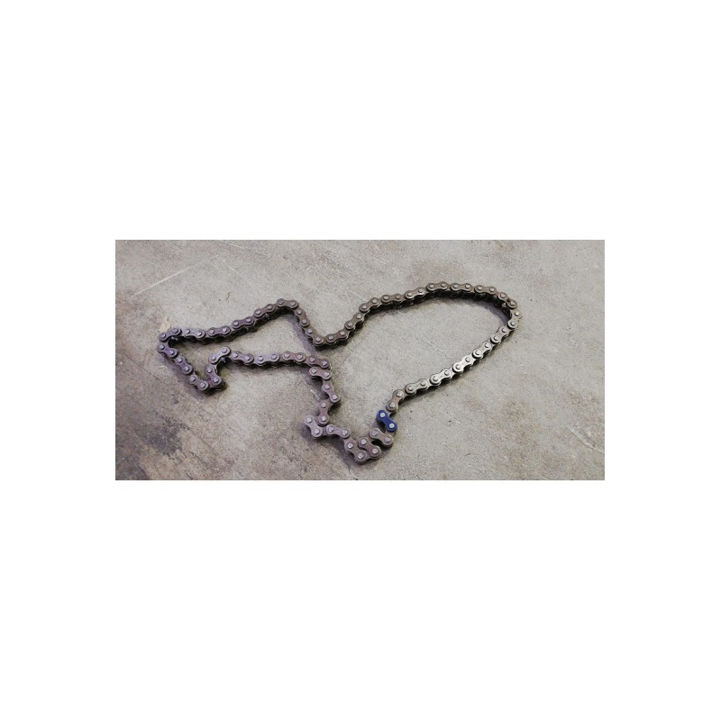 Catena distribuzione 26,5cm chiusa 42maglie blocco motore 110xcc