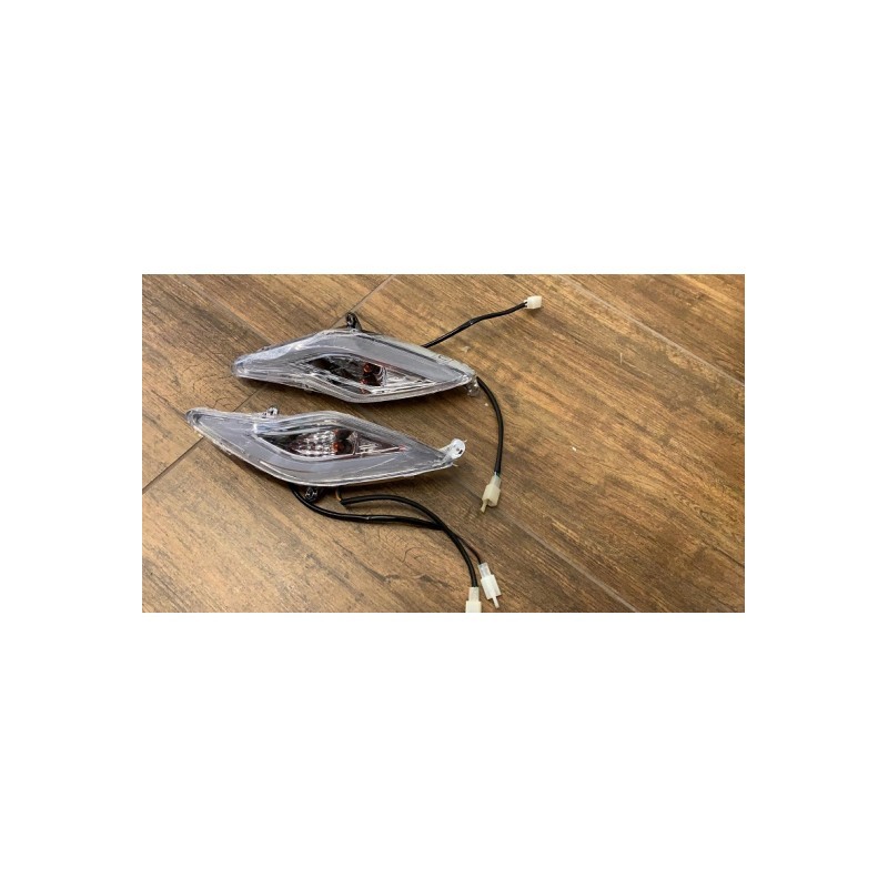 1cp FRECCE TRASPARENTI FRECCIA DESTRA + SINISTRA LAMPADA FANALE- SKY II REVENGE 500W