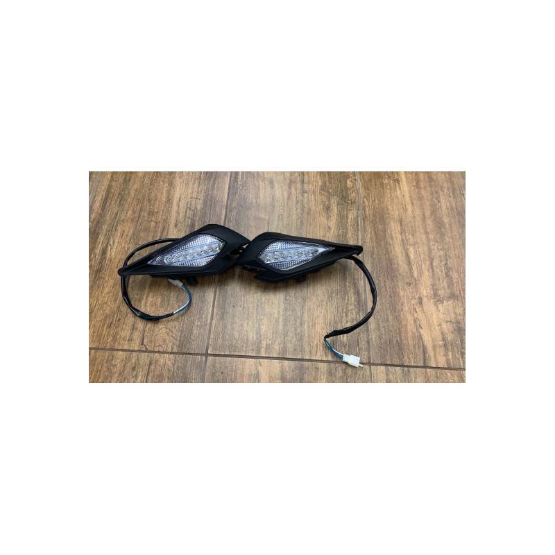 COPPIA FANALI LED ANTERIORI QUAD KAYO AT110 AT125 MODELLO NUOVO