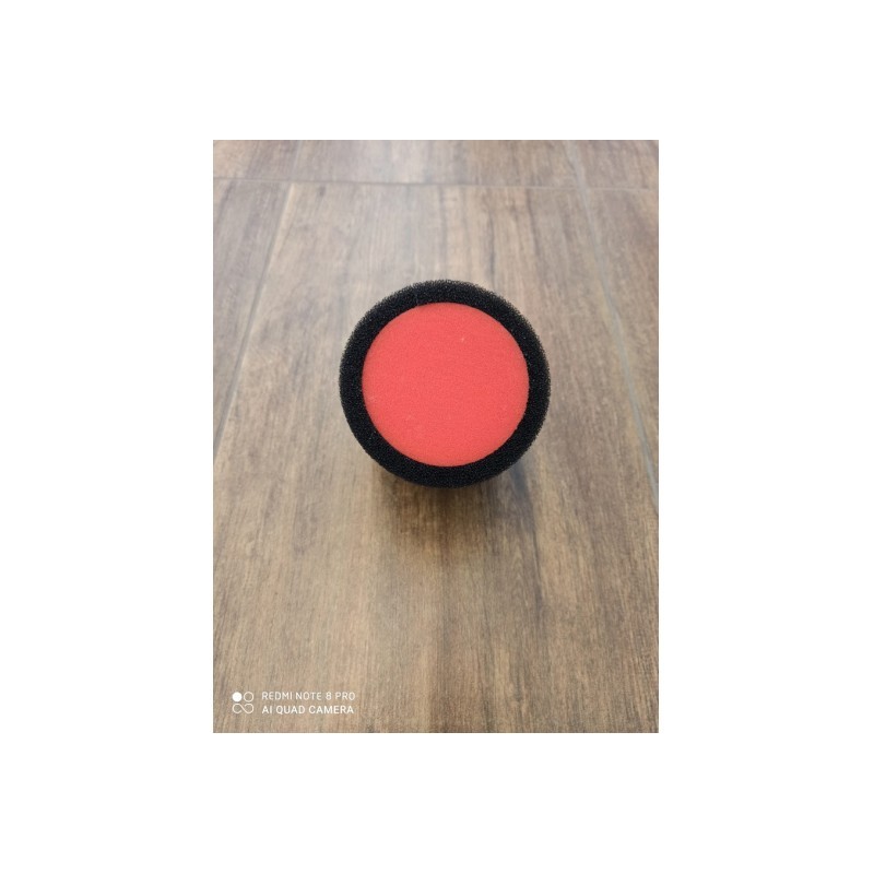 FILTRO IN SPUGNA NERO ROSSO 48MM 45° PER CARBURATORE 28 NIBBI