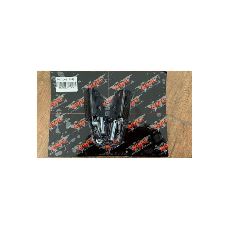 SUPPORTO+ PEDALINE PER PIT BIKE KAYO TSD 90 TSD 110