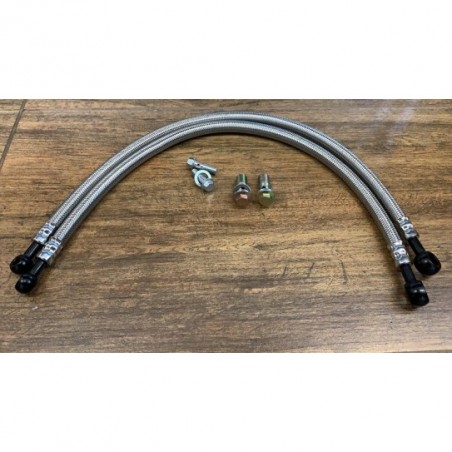 COPPIA TUBI + SET KIT VITI DI FISSAGGIO RADIATORE OLIO RAFFREDDAMENTO PER QUAD KAYO A 200