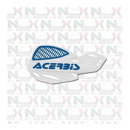 COPPIA PARAMANI ACERBIS UNIKO VENTED BIANCO/BLU