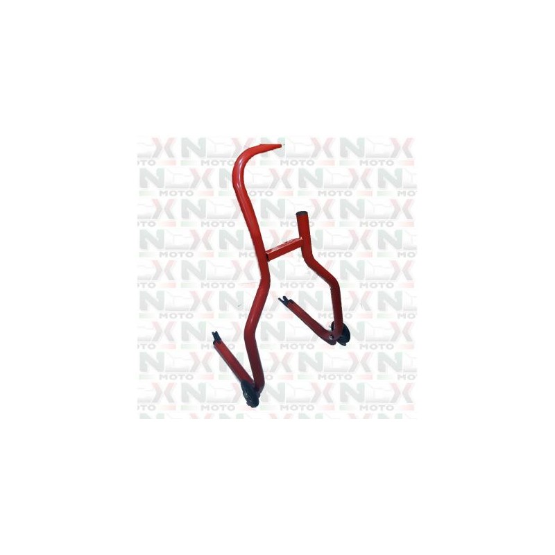 CAVALLETTO ALZAMOTO POSTERIORE CON ATTACCO PALETTE A FORCHETTA ROSSO
