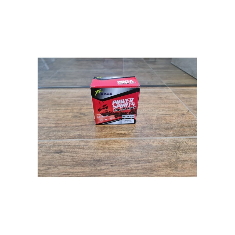BATTERIA 5Ah 12V QUAD MINIQUAD PITBIKE MOTO SCOOTER TECNOLOGIA AGM MF12V5 - 1A
