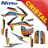 KIT GRAFICHE NCX THOR 125cc 14/12 ARANCIO IN CRISTAL NITTO ®