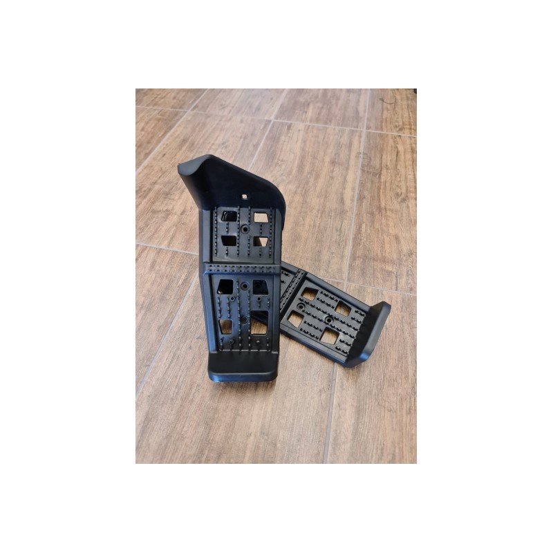 COPPIA PEDANE POGGIAPIEDI POGGIA PIEDI PER MINIQUAD HUMMER MINI ATV ELETTRICO 1000W 36V RUOTE 6"