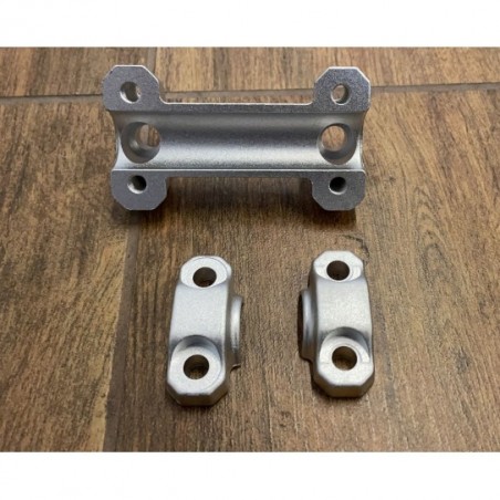 1cp SUPPORTO MANUBRIO RAISER 22MM FISSA MANUBRIO PER MINICROSS KAYO KT50 50cc