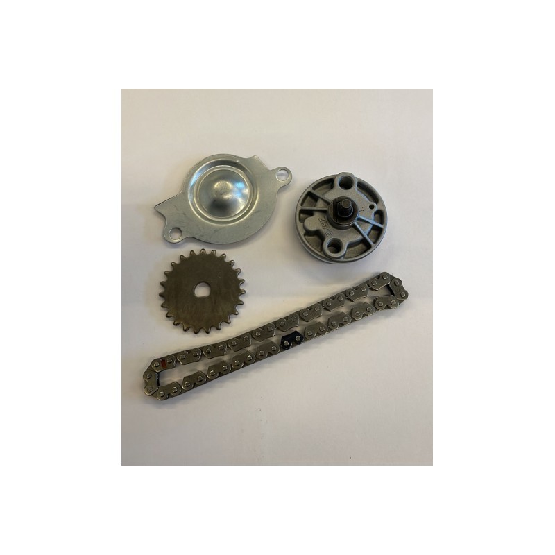 SET CATENA OLIO BLOCCO MOTORE GY6 QUAD KAYO AU180 180cc