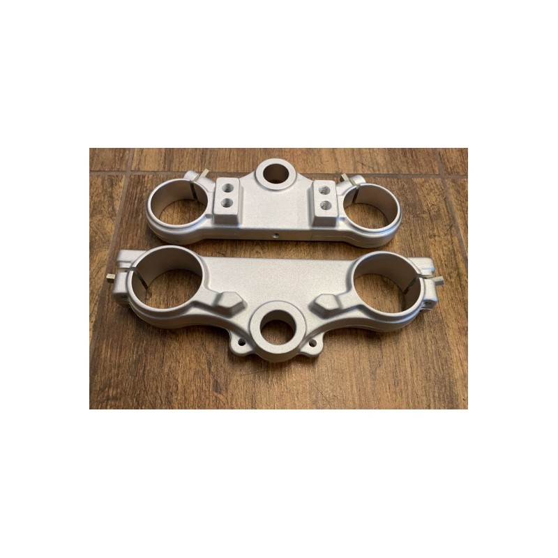 COPPIA PIASTRE INFERIORI E SUPERIORI MINICROSS KAYO KT50 50cc
