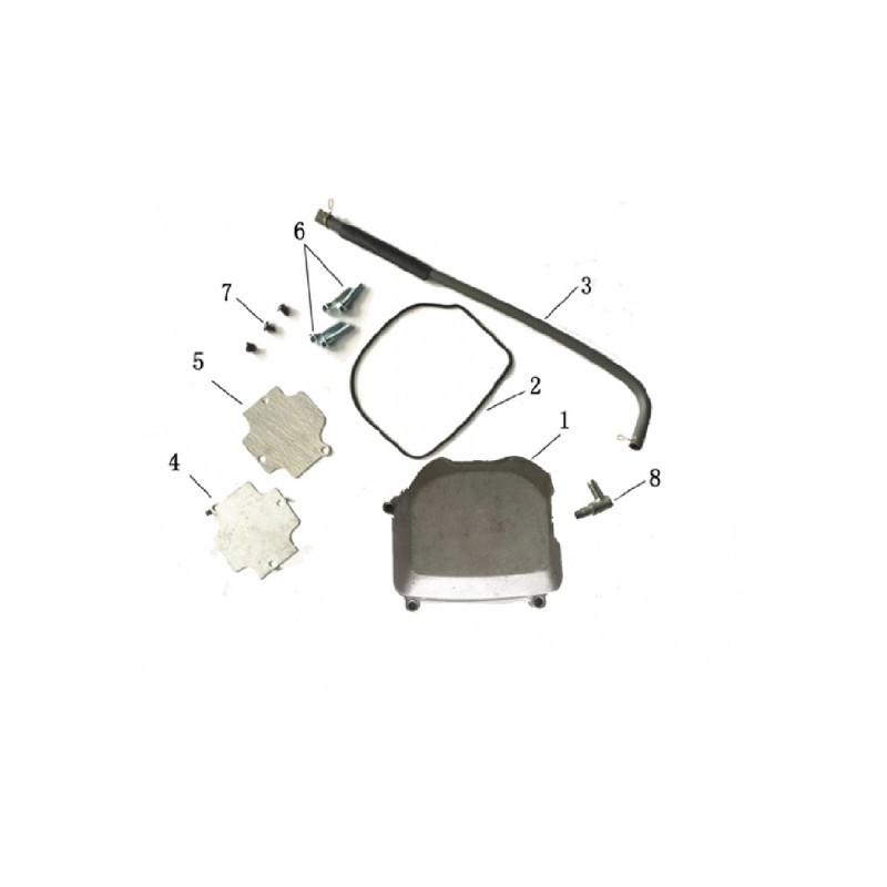 GUARNIZIONE + PIATTINO PER TESTA GY6 QUAD KAYO AU180 180cc