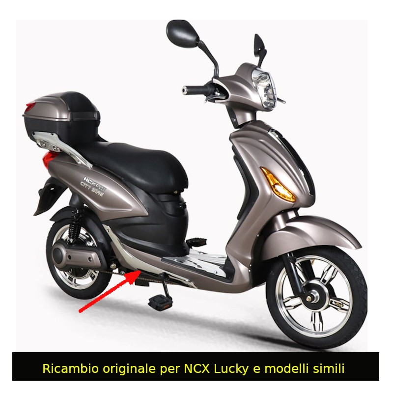 PROTEZIONE SOTTOPEDANA SX NCX LUCKY X5 CROMATA