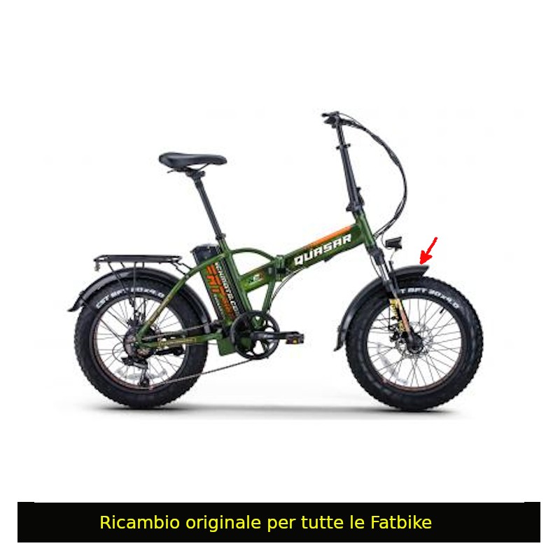 PARAFANGO ANTERIORE BIANCO PER FATBIKE