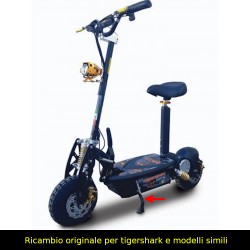 CAVALLETTO LATERALE MONOPATTINO MOD. TIGER SHARK 70MM (WHITE)