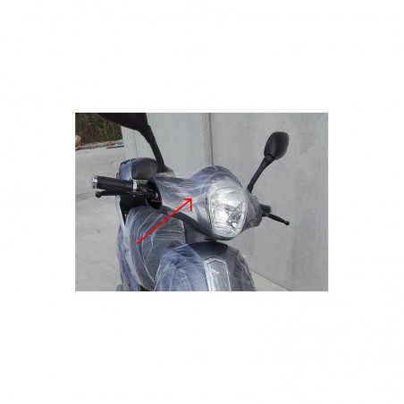 PLASTICA FRONTALE DEL FANALE ANTERIORE - bici elettrica scooter sky II tipo z-tech