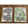 KIT COMPLETO ADESIVI CARENE MINIQUAD RAPTOR R4 RAPTOR XXL MINIATV 49cc