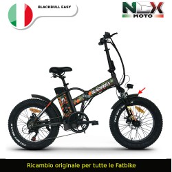 Parafango Anteriore Corto Nero Fatbike