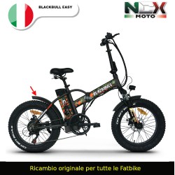 PARAFANGO POSTERIORE CORTO NERO PER FATBIKE