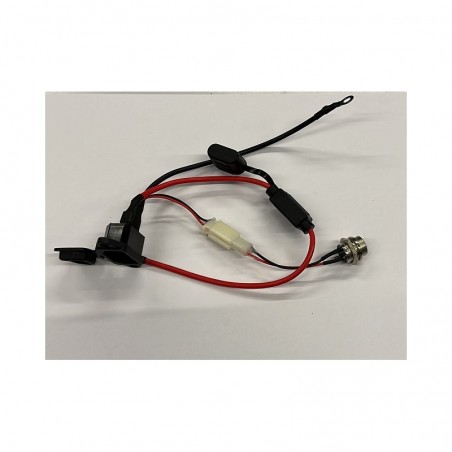 CABLAGGIO CARICA BATTERIE + PORTAFUSIBILE MINIQUAD HUMMER 1000W 36V