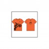 MAGLIETTA KAYO MOTO STAMPA MINICROSS ARANCIO NERA