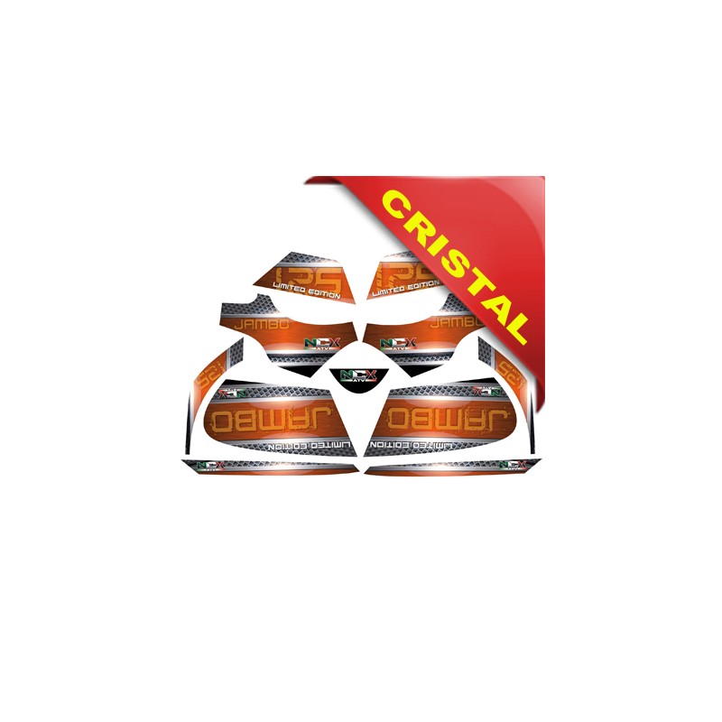 KIT GRAFICHE NCX JAMBO ARANCIO IN CRISTAL