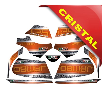 KIT GRAFICHE NCX JAMBO ARANCIO IN CRISTAL