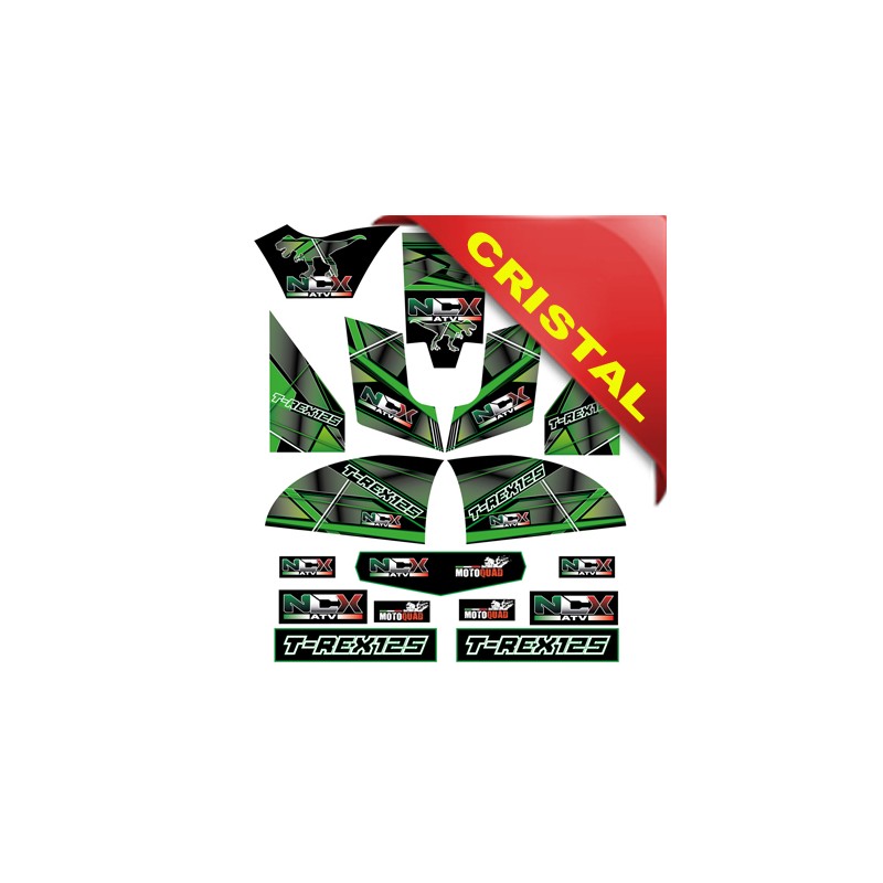 KIT GRAFICHE NCX T-REX VERDE IN CRISTAL