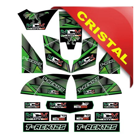 KIT GRAFICHE NCX T-REX VERDE IN CRISTAL