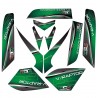 KIT GRAFICHE NCX V-RAPTOR VERDE IN PVC 55 micron