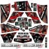 KIT GRAFICHE NCX MEGA HUMMER ROSSO IN PVC 55 micron