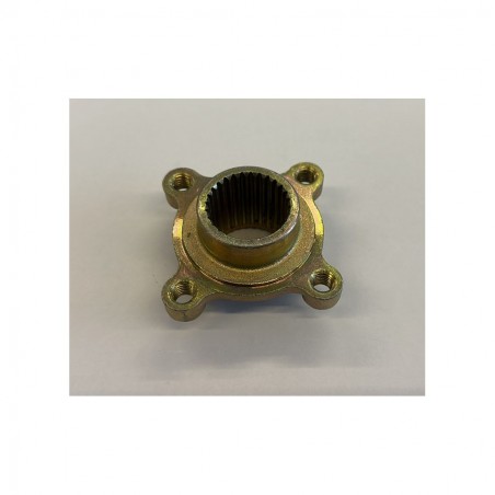 FLANGIA SUPPORTO DISCO FRENO E CORONA PER ASSE POSTERIORE QUAD 125 SPORT E QUAD KAYO AT110 AT125