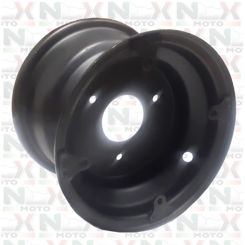 CERCHIO 7'' NERO PER QUAD CON ATTACCHI PER COVER IN PLASTICA