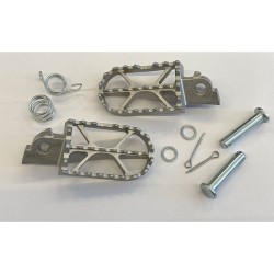 COPPIA PEDALINE POGGIAPIEDI PER CROSS KAYO T4 250cc