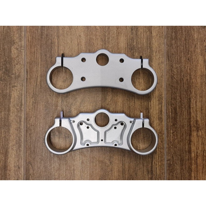 piastre inferiori e superiori manubrio kayo cross k2