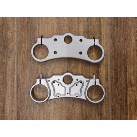 piastre inferiori e superiori manubrio kayo cross k2